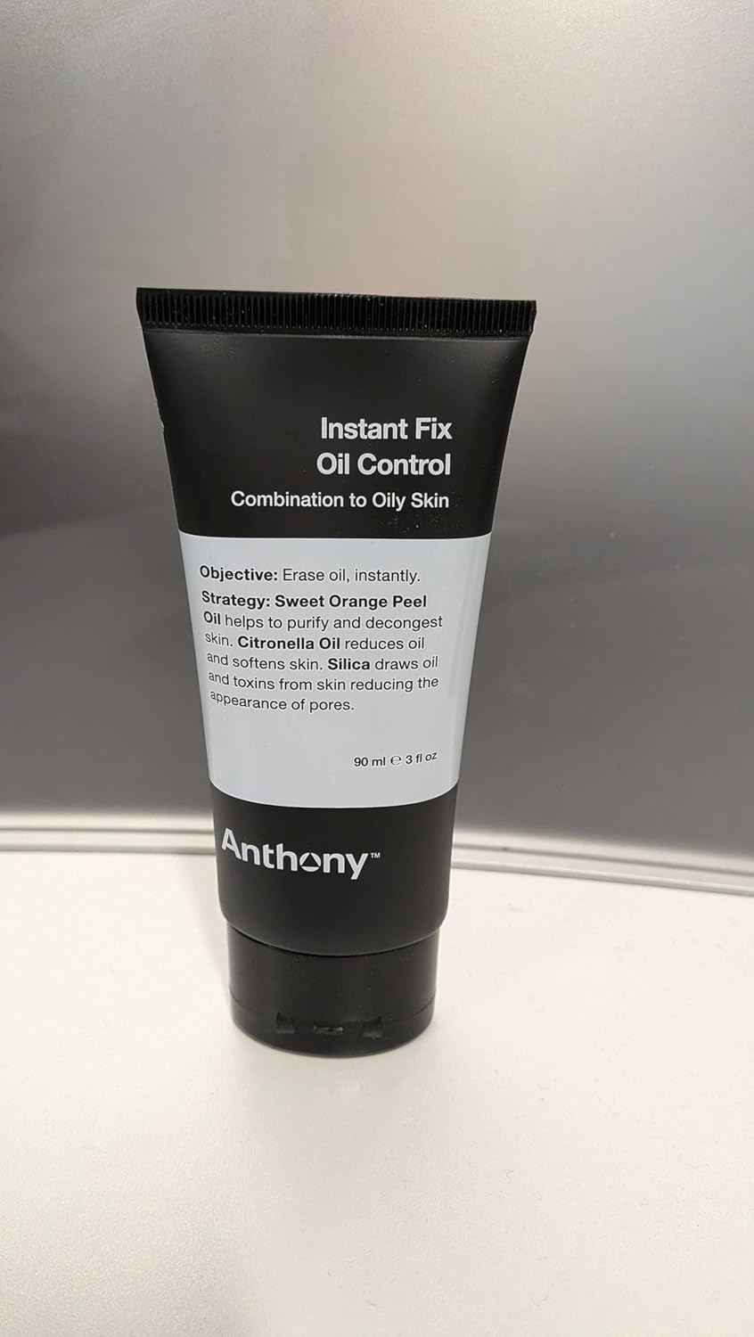 Anthony Instant Fix Oil Control for Men - Mattifying Lotion & Moisturizer for Oily Skin - 3 Fl Oz