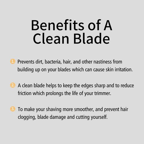 MANSPOT Black Replaceable Blade (2Pcs) Men’s Manscape Trimmer, Ceramic Blade Ball Trimmer/Shaver for Men Replacement Head
