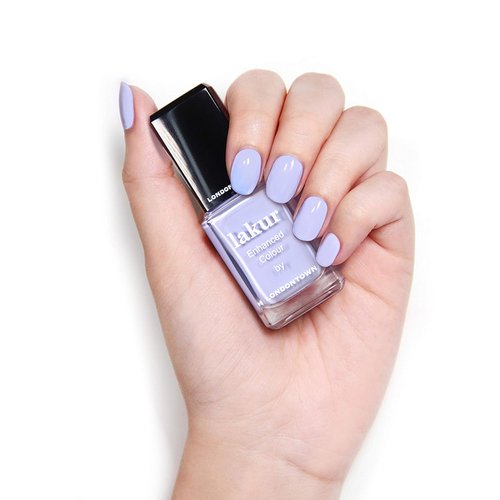 LONDONTOWN Lakur Nail Polish - Chip-Resistant & Non-Toxic Formula | Hydrating Vegan Blue Color