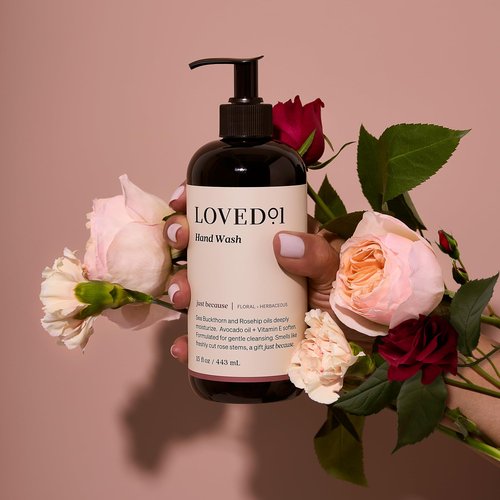 Loved01 Hand Wash, Liquid Hand Soap, Gentle & Hydrating, Cruelty-Free, Oprah's Favorite Things, Formulated with Nourishing Oils & Soft Floral Scent, 2-Pack (15 oz each)