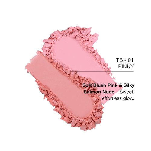 KimChiChic Beauty Blush Duo - Heart-Shaped Compact with Mirror | Buildable Silky Matte & Shimmer Finish, Pink