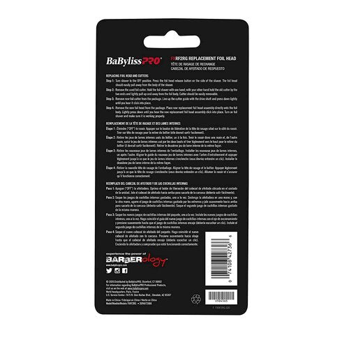 BaBylissPRO Replacement Foil & Cutter - Precision Parts for MetalFX Double Foil Shavers
