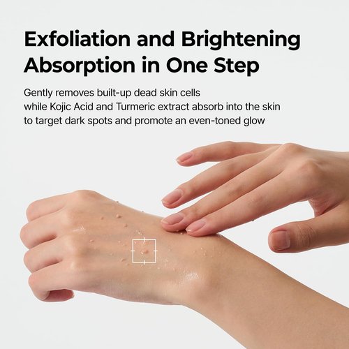 Dr. Melaxin Peel Shot Kojic Acid Turmeric Serum – Exfoliating Dark Spot Corrector with AHA/BHA & Niacinamide, Brightening & Even Tone Facial Serum (80ml / 2.70 fl oz)