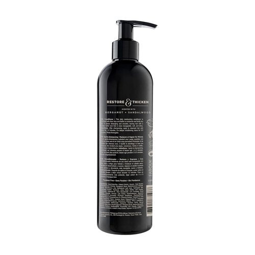 CHI Pour Homme Daily Moisturizing Conditioner - Sulfate-Free Hair Detangler with Aloe Vera & Nettle, 11.5 oz