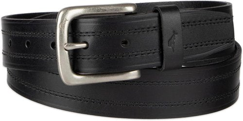 Tommy Bahama Men's Casual Leather Belt - Versatile Style for Jeans, Shorts & Chinos