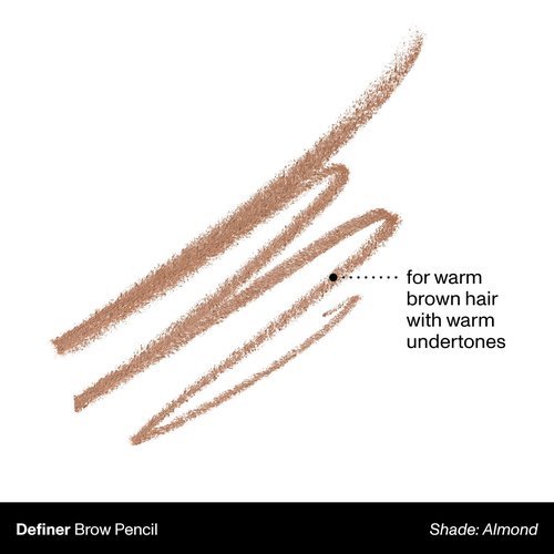 Morphe Dual-Ended Brow Pencil - Precision Slanted Tip for Shaping & Defining - Almond (0.003 oz)