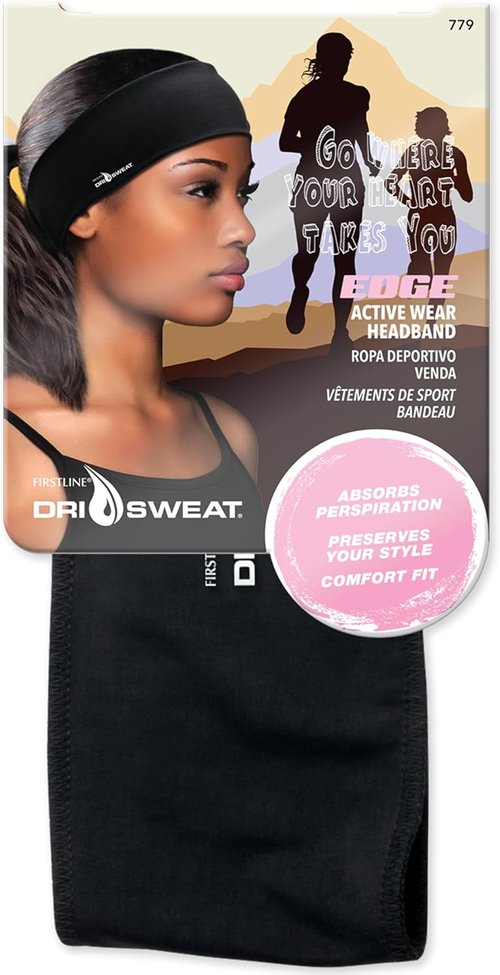 Dri Sweat Edge Active Wear Headband - Moisture-Wicking Comfort | Stylish Design 779-72