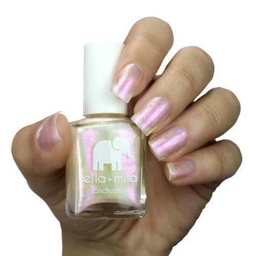ella+mila Professional, Quick Dry, Long-Lasting & Chip-Resistant Gold Nail Polishes (Everglow - 0.45 fl oz)