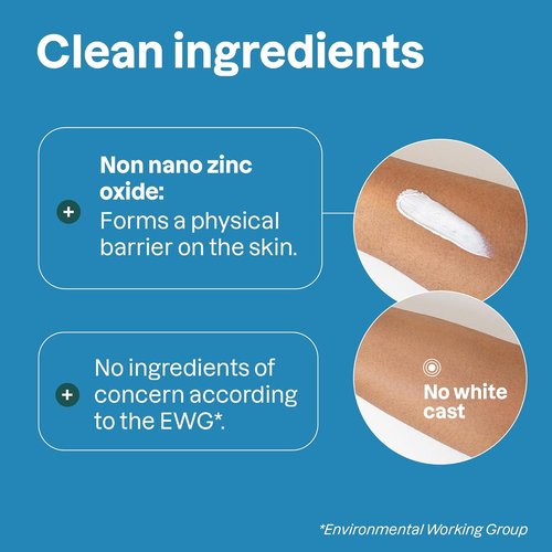 ATTITUDE Mineral Sunscreen | EWG Verified SPF 30 for Baby & Kids - Broad Spectrum UVA/UVB Protection, Unscented, 5.2 Oz