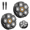 2 pcs Half of the 6 Blade Magnetic Replacement Shaving Head， Head shaver replacement heads