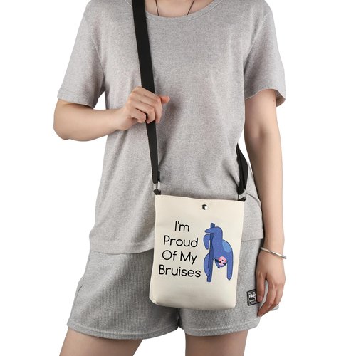 G2TUP Pole Dancing Lover Gift I'm Proud Of My Bruises Sloth Pole Dance Makeup Bag Zipper Travel Bag (Proud Of My Bruises X)