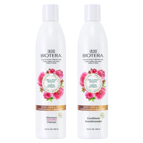Biotera Ultra Thick Volumizing Shampoo - Boosts Volume for Fine Hair | Vegan, Paraben-Free, Color-Safe