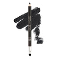 Radiant Professional Black Waterproof Eyeliner Pencil - Long-Lasting Smudge-Proof Formula | Soft Waterline Liner with Smudger Tool - Black (01)
