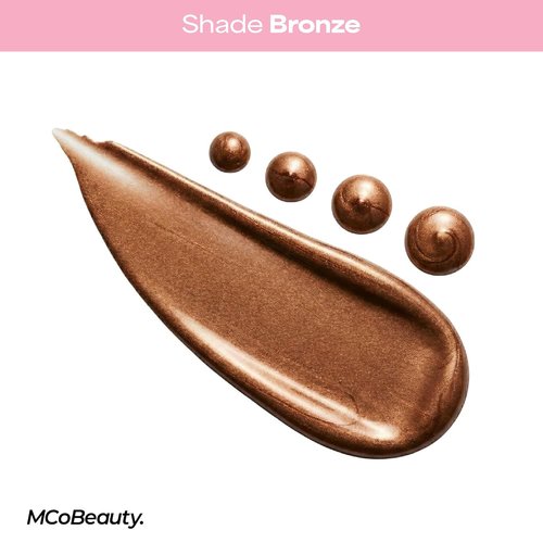 MCoBeauty Super Glow Bronzing Drops - Sun Kissed Liquid Bronzer with Hydrating Jojoba Oil & Hyaluronic Acid - Vegan & Cruelty Free