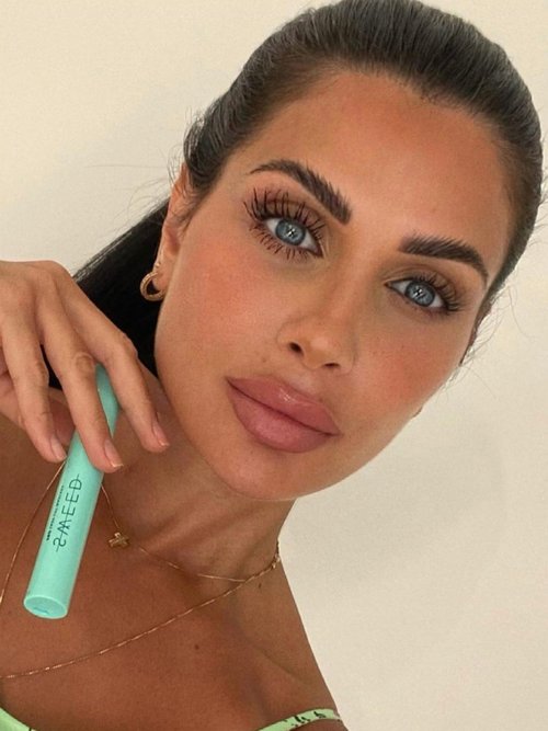 SWEED - Lash Lift Mascara | Lightweight, Flake-Free, Smudge-Proof | Vitamin B5 | Vegan, Cruelty-Free, Clean Beauty (Dark Brown, 0.27 oz | 8 ml)