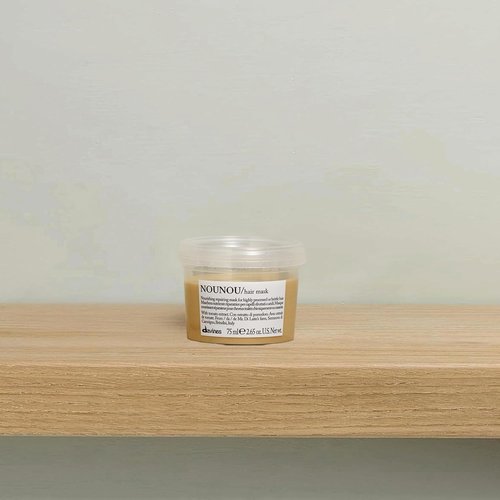 Davines NOUNOU Hair Mask - Nourishing Treatment for Bleached & Permed Hair | Adds Shine Weightlessly