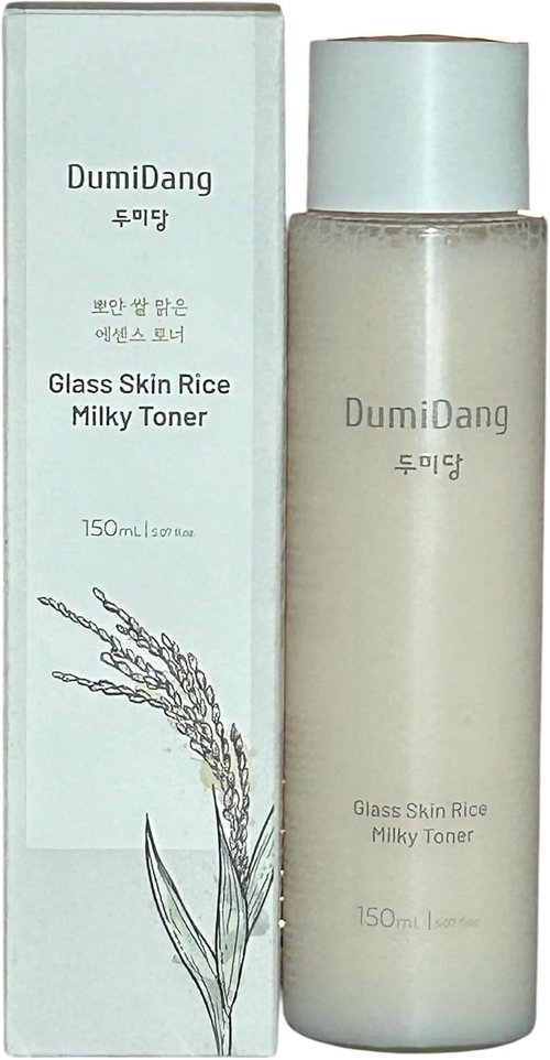 Skiennix Glass Skin Rice Milky Toner - Hydrating Formula for Radiant Skin | 5.07 fl. oz.