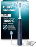Philips Sonicare 5900 Series Electric Toothbrush - Advanced Sonic Technology, Pressure Sensor, 6 Settings | Navy Blue, Model HX7133/02