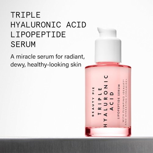 Beauty Pie Triple Hyaluronic Acid Serum - Deep Hydration & Plumping | 50ml Anti-Wrinkle Face Care