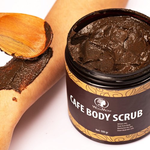 Skiennix Coffee Body Scrub - Exfoliating & Revitalizing | 17.6 oz Made in Vietnam