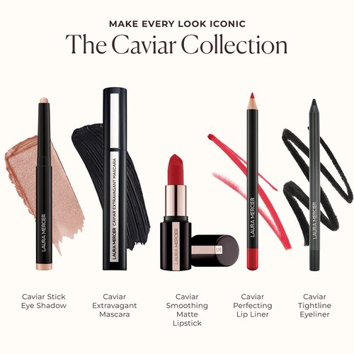 Laura Mercier Caviar Stick Cream Eyeshadow: Matte Finish, 24HR Wear, Long Lasting, Rich Color, Easily Blendable and Buildable, Waterproof, Hyaluronic Acid Infused, Eyeshadow Stick Set, Au Natural