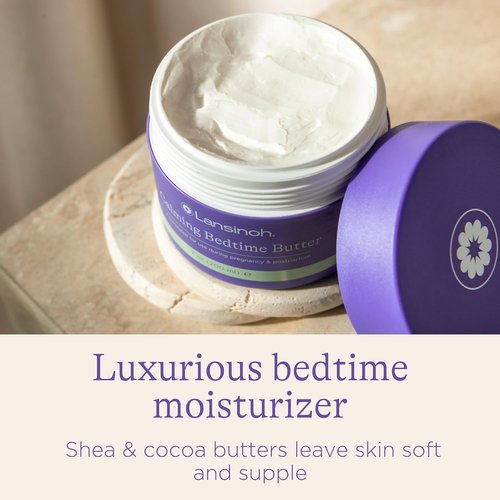 Lansinoh Magnesium Bedtime Butter - Soothing Body Lotion for Pregnant Moms | 7 oz Relaxation & Muscle Relief