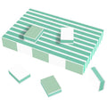 CGBE Nail Buffer Block and Shine Kit, 50 Count Mini Nail Buffer for Polishing Smooth and Shiny Natural Nails Fingernail Mini Buffer Nail File Smoother Buffer Block 1000/4000 Grit - Green