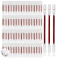 Disposable Iodine Cotton Swabs, Individually Wrapped Medical Iodophor Swabsticks Bulk, Povidone Wound Iodine Qtips Cotton Buds First Aid Kits for Nasal Ears Bruise Care, Travel Outdoor (White 100)