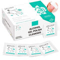 GELLEN Nail Cleanser Pads - 200 Pack Lint-Free Wipes for Acrylic & Gel Polish | Travel-Ready Individual Wraps