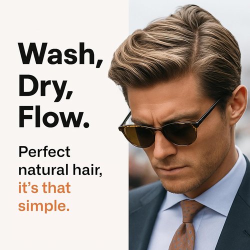 Modern Mammals Men's Shampoo Alternative - Sulfate-Free CoWash for Enhanced Hair Volume | 8oz Bottle