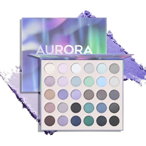 Skiennix Eyeshadow Palette - 30 Pigmented Matte & Shimmer Shades | Long-Lasting Waterproof Makeup