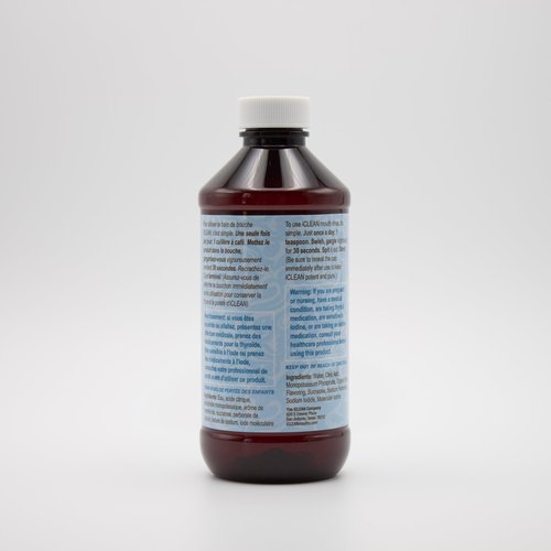 iCLEAN Mouthwash - Fluoride & Alcohol-Free Rinse | Harness The Power of Iodine | Molecular Iodine Mouth Rinse for Clean Oral Care | Gargle for Bad Breath & Oral Wellness | Cleans Where Others Can't