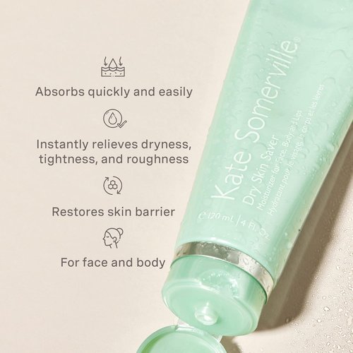 Kate Somerville Eczema Therapy Cream - Soothing Hydrating Lotion for Dry Skin, 4 Fl Oz