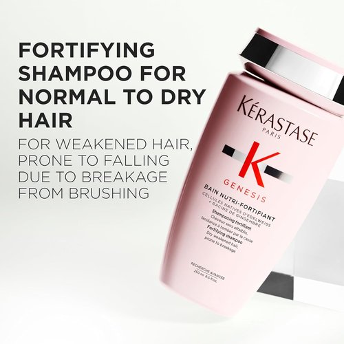 Kerastase Genesis Strengthening Shampoo - Nourishes & Detangles Weak, Damaged Hair | For Normal to Dry Hair