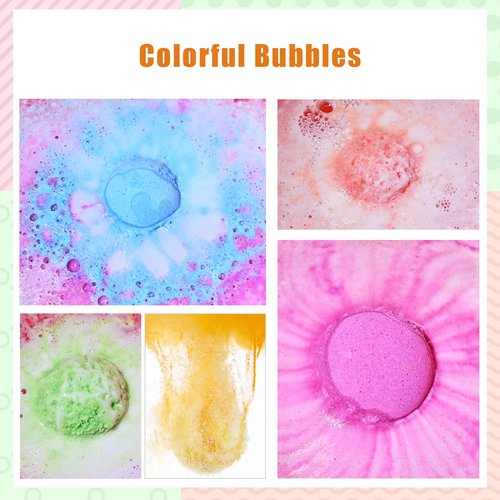 Bath Bombs for Kids with Surprise Toys Inside, 20 Pack Bath Bombs Gift Set for Girls Boys, Handmade Bubble Bath Fizzy Balls Ball for Birthday, Summer Fun, Christmas