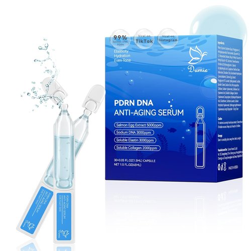 **Skiennix Salmon DNA Anti-Aging Serum - 5000ppm Salmon Egg DNA & 2000ppm Collagen, 30e**