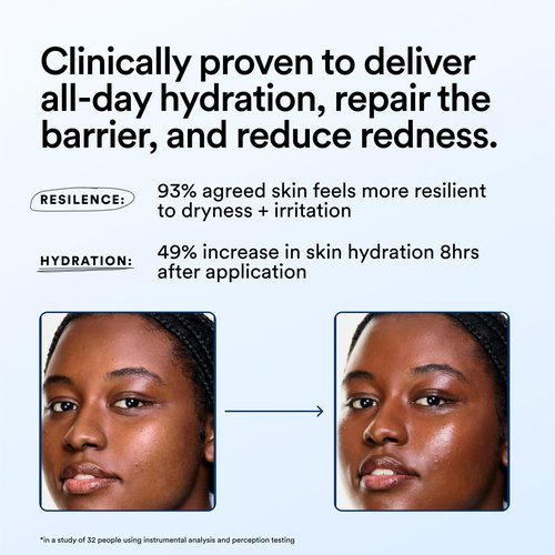 Experiment Molecular Mesh Barrier Repair Face Moisturizer - Soothing Lightweight Face Cream for Strength, Redness, & Irritation - Ectoin, Phytosphingosine, Centella 2 FL OZ - Vegan for Sensitive Skin