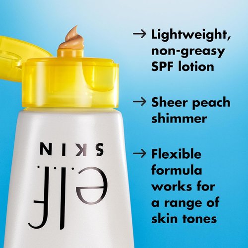e.l.f. SKIN Suntouchable Whoa Glow SPF 30 Mini - Sunscreen & Makeup Primer for Radiant Skin, Vegan & Cruelty-Free
