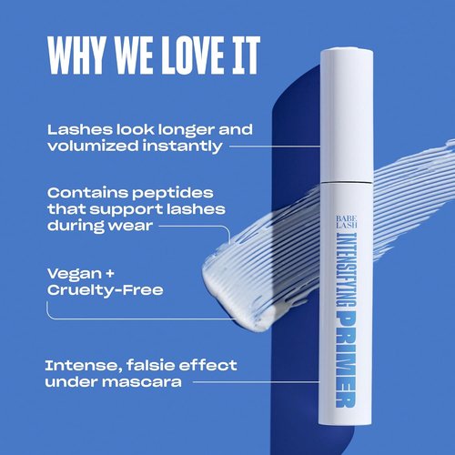 Babe Original Lash Primer & Mascara - Intensifying Formula with Peptides & Shea Butter | Cruelty-Free, Vegan