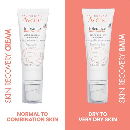 Avène Tolerance Control Soothing Skin Recovery Balm (previously Skin Recovery Cream Rich) New & Improved, Hypersensitive Dry Skin Moisturizer, No Preservative, Non-comedogenic, 1.3 Fl Oz