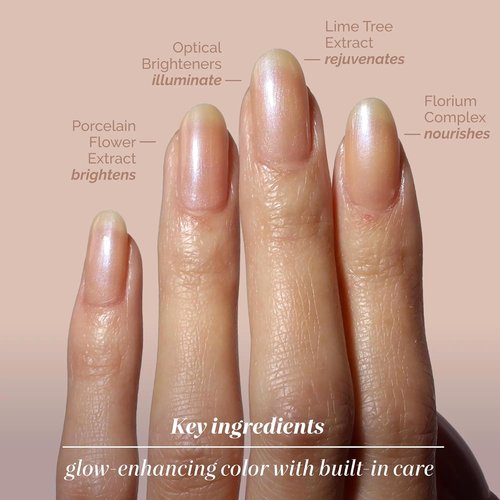 LONDONTOWN Illuminating Nail Concealer - Brightening Nail Polish & Strengthener for Discolored Nails | 0.4 Fl Oz