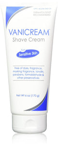 Vanicream Shave Cream for Sensitive Skin - 6 Oz (2 Pack)