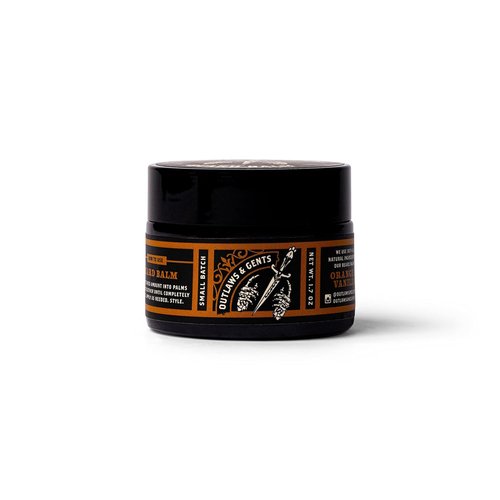 Outlaws & Gents Grooming Co. Beard Balm for Men - Natural Conditioning with Shea Butter & Argan Oil - 2 oz