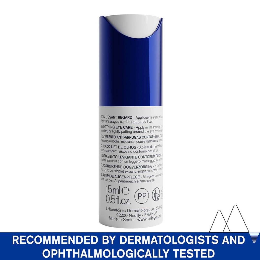 Uriage Age Lift Eye Contour Cream - Retinol, Hyaluronic Acid & Vitamins C & E for Fine Lines & Puffiness