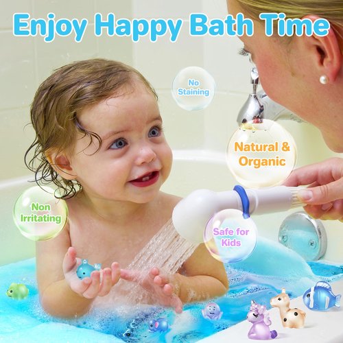 Bath Bombs for Kids with Toys Inside - 24 Pack Kid Bath Bombs with Glow in The Dark Surprise Toys Inside, Valentines Easter Gifts for Kids Girls Boys, Easter Basket Stuffers, Organic Bubble Bath Fizzy