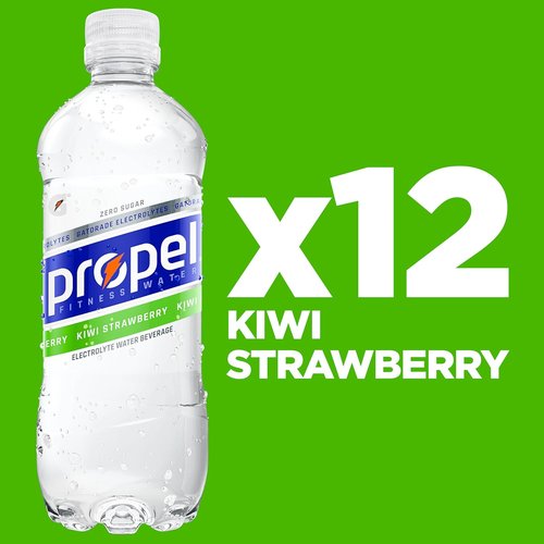 Propel Kiwi Strawberry Sports Drink - Zero Calorie Electrolytes & Vitamins C&E | 16.9 Fl Oz (12 Count)