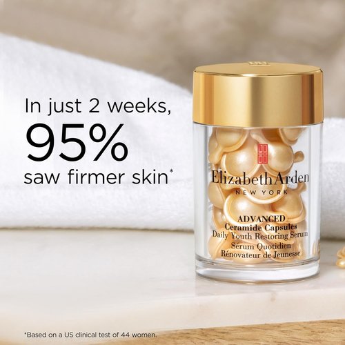 Elizabeth Arden Advanced Ceramide Face Serum Capsules - Fragrance-Free Anti-Aging Hydration for Radiant, Firm Skin