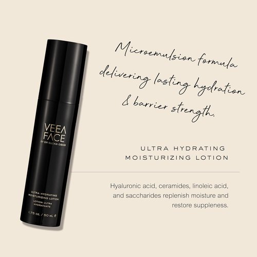 Dr. Suzan Obagi Veea Face - Ultra Hydrating Moisturizing Lotion | Lightweight Formula for Smoother Skin (1.75 fl oz | 50 ml)