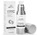 CIELARA Super Vitamin C Serum, 20% Vit C Anti Aging & Wrinkle Retinol Face Serum With Hyaluronic Acid, Vitamin E, Caffeine, Peptides For Women Face Fine Lines Wrinkle Brightening - 1 Fl Oz