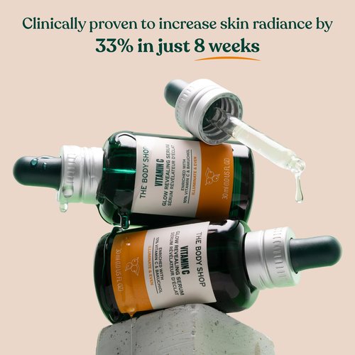 The Body Shop Vitamin C Glow Revealing Serum – For Dull & Tired Skin – Vegan – 30ml